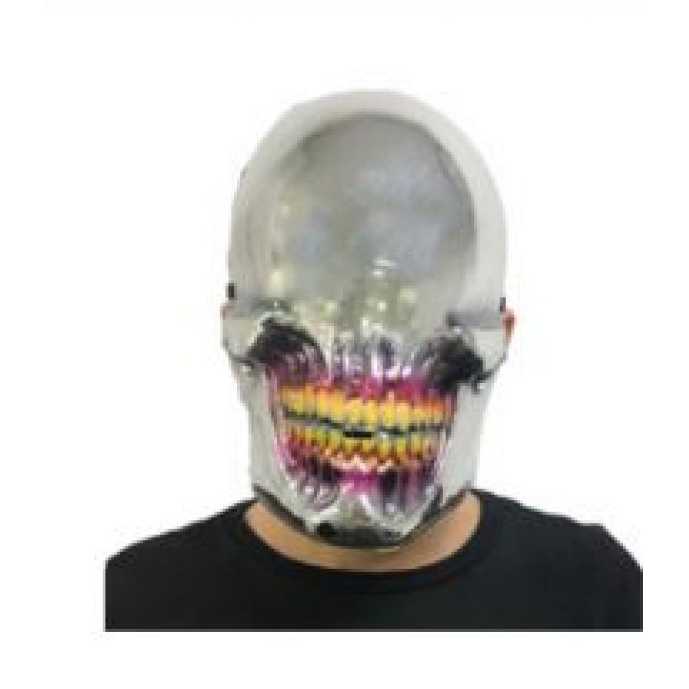 Máscara Plástica Halloween Sem Rosto Alien - Máscaras