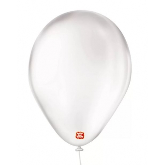 Balão 9 Liso Transparente c/50 São Roque