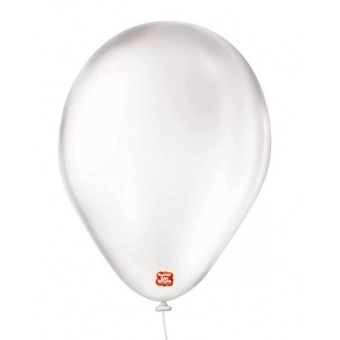 Balão 9 Liso Transparente c/50 São Roque