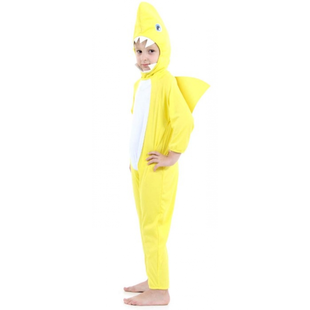 Fantasia Tubarão Amarelo Infantil Sulamericana - Fantasias Infantis