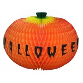 Enfeite Abóbora Halloween de Papel 42cm Girotoy - Halloween