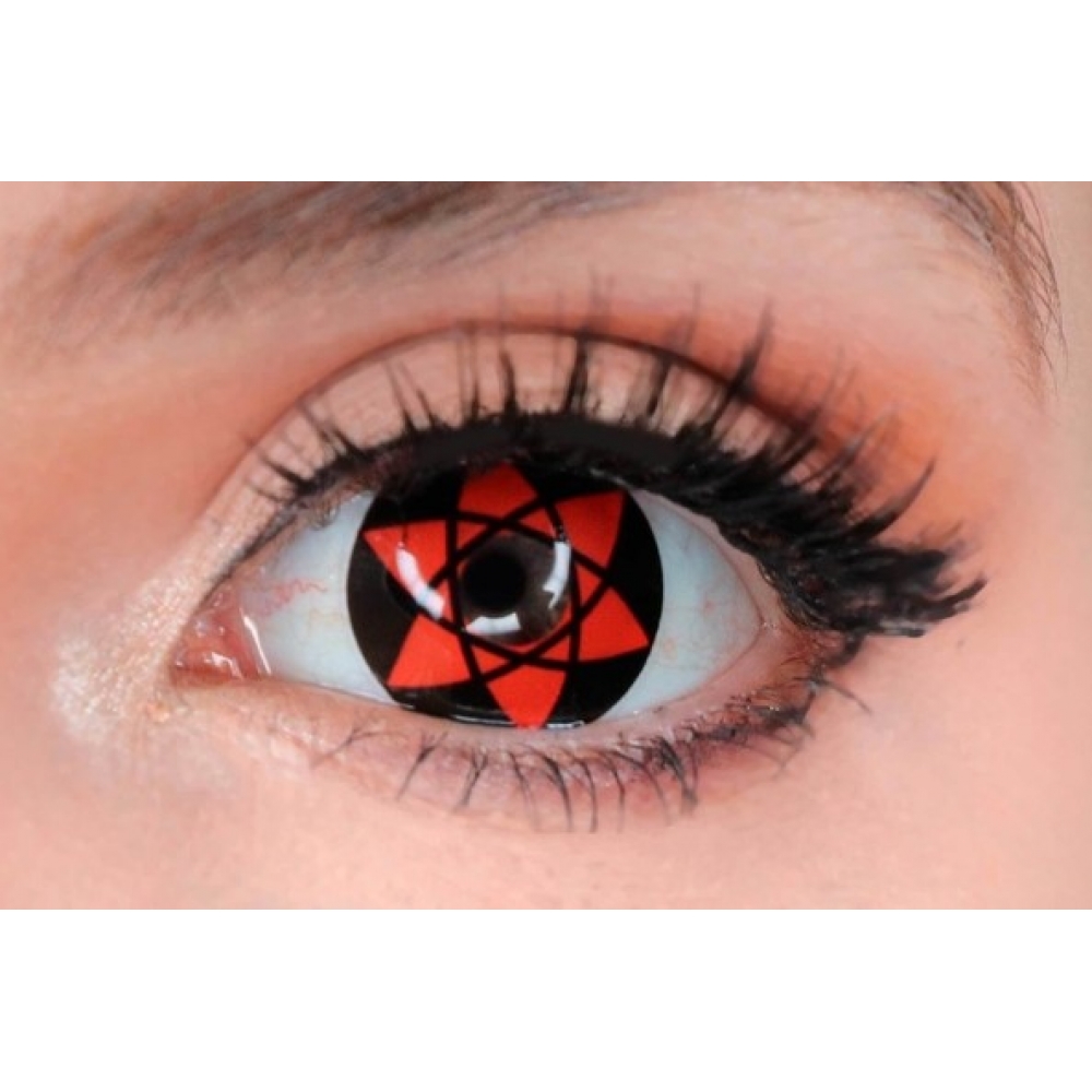 Lente de Contato Crazy Anime Sasuke - Lentes de Contato