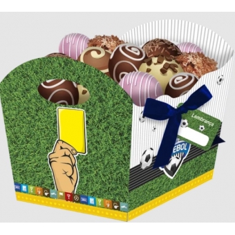 Cachepot Apaixonados Por Futebol c/8 Festcolor