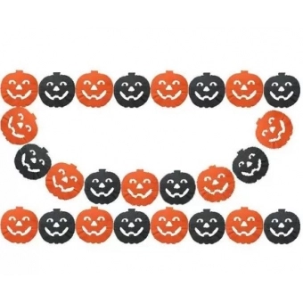 Guirlanda Halloween Abóbora 3 Metros - Modelo 2