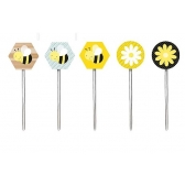 Pick Decorativo Abelhinha c/12 Cromus - Temas Infantis