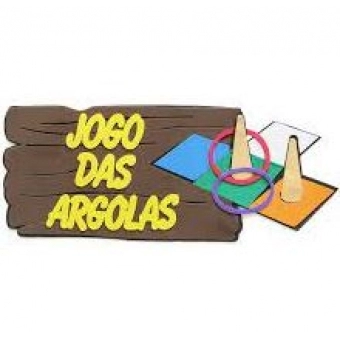 Placa Junina E.V.A Jogo das Argolas Grintoy