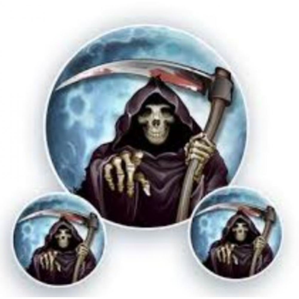 Kit Painel Halloween Morte c/3 Festa Maluca - Halloween