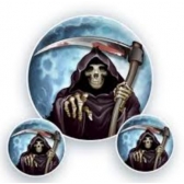 Kit Painel Halloween Morte c/3 Festa Maluca - Halloween