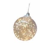 Bola Natal Fio de Fada Branco Quente 15cm 110V - Natal