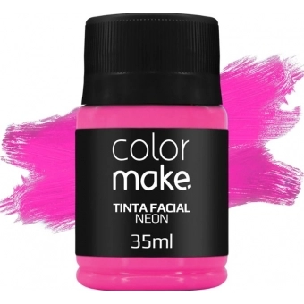Tinta Facial Líquida 35ml Neon Pink Colormake