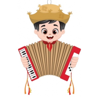 Enfeite de Pendurar E.V.A Menino Caipira Piffer