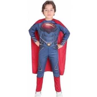 Fantasia Homem de Aço Std Infantil Sulamericana