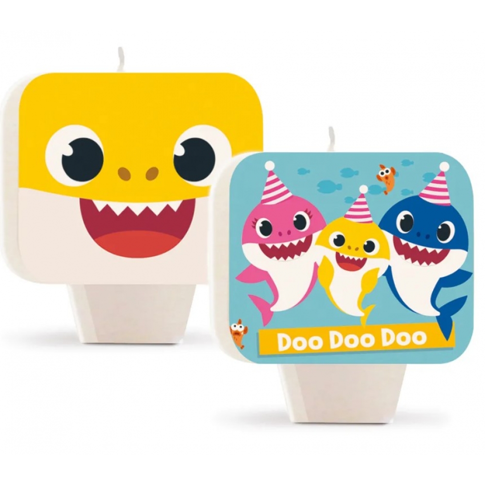 Vela para Aniversário Baby Shark Cromus - Temas Infantis