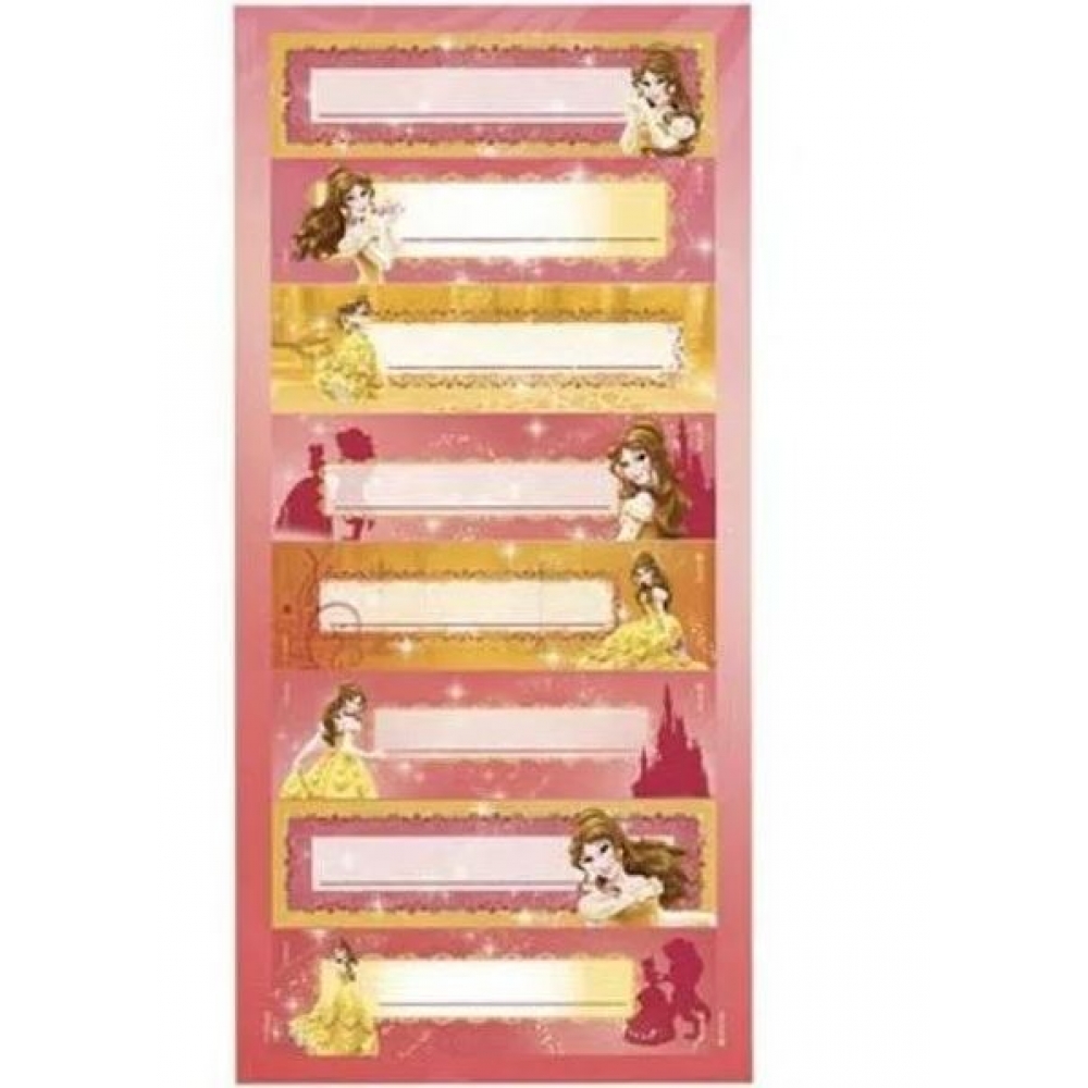 Adesivo Decorativo Retangular Bela c/3 Cartelas Regina Festas - Temas Infantis