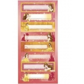 Adesivo Decorativo Retangular Bela c/3 Cartelas Regina Festas - Temas Infantis