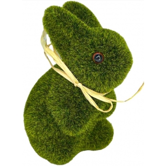 Decoração de Páscoa Coelho Verde Pequeno