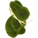 Decoração de Páscoa Coelho Verde Pequeno - Páscoa