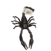 Escorpião de Borracha Preto Gala - Halloween