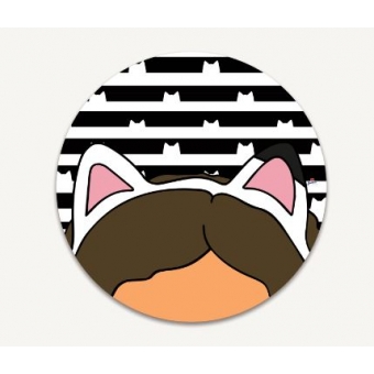 Painel Gigante Redondo Casa da Bibi e Gatinhos Junco