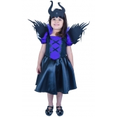 Fantasia Bruxa Malévola Infantil Muvilê - Fantasias Infantis