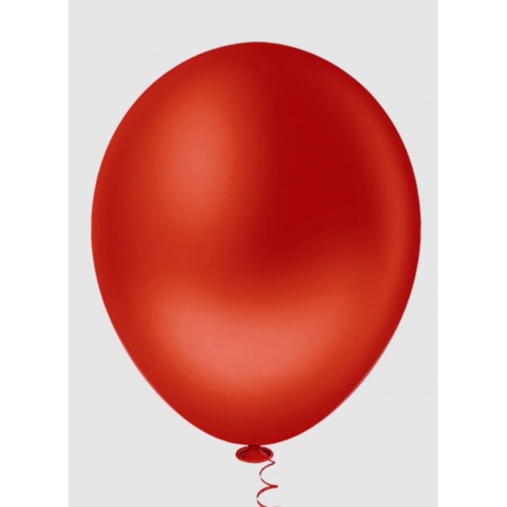 Balão 9 Liso Vermelho Romã c/50 Pic Pic - Balões