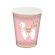 Copo de Papel Love Lhama 180ml c/8 Junco - Temas Infantis