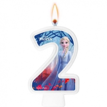 Vela Numeral Frozen 2 Regina Festas