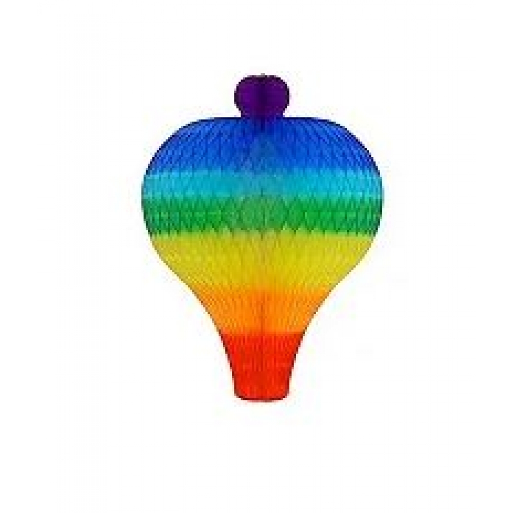 Balão de Papel Carrapeta Arco Íris 390mm Girotoy - Decoração de papel