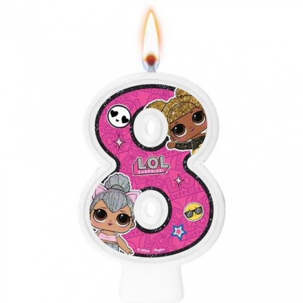 Vela Numeral Lol Surprise Regina Festas - Temas Infantis