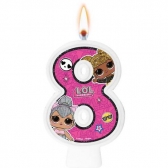Vela Numeral Lol Surprise Regina Festas - Temas Infantis