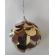 Enfeite Bola Natalina Lantejoula Champanhe 6cm - Natal