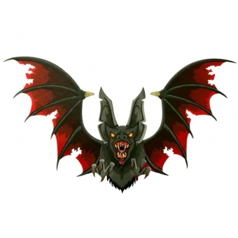 Painel E.V.A Halloween Morcego Horripilante Piffer