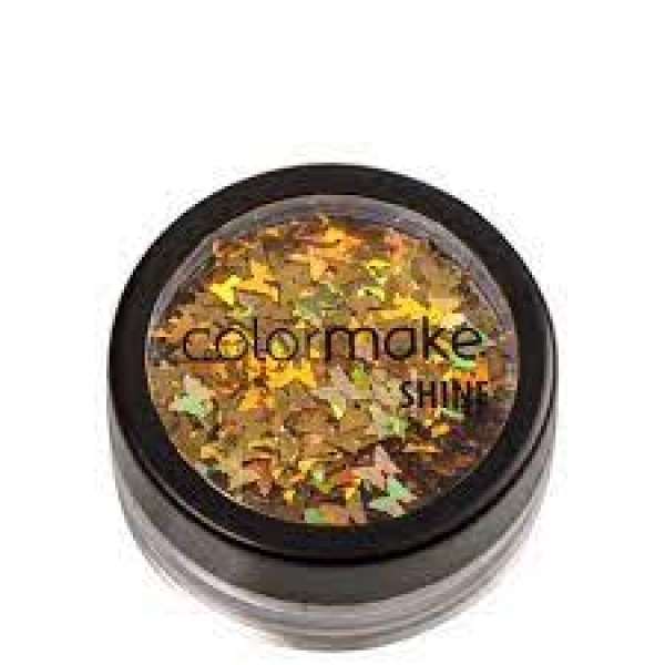 Glitter Formatos 2g Borboleta Ouro Colormake - Maquiagem