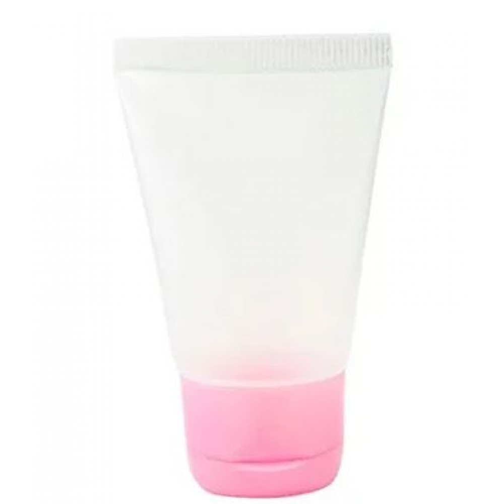 Bisnaga Plástica Flip Top Tampa Rosa c/10 - Lembrancinhas