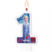 Vela Numeral Frozen 2 Regina Festas - Temas Infantis
