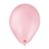 Balão 7 Liso Rosa Baby c/50 São Roque - Balões