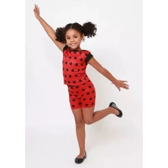 Fantasia Joaninha Verão Infantil Masquerade