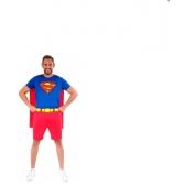Fantasia Super Homem Curto Adulto Sulamericana - Fantasias Adultos