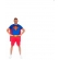 Fantasia Super Homem Curto Adulto Sulamericana - Fantasias Adultos