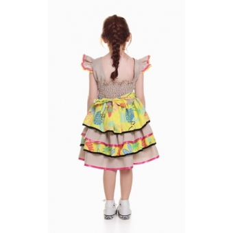 Vestido Cangaceira Maria Bonita Infantil