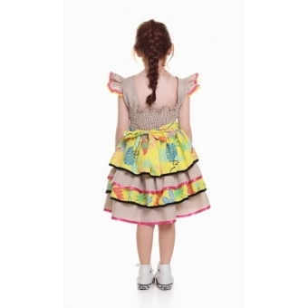 Vestido Cangaceira Maria Bonita Infantil