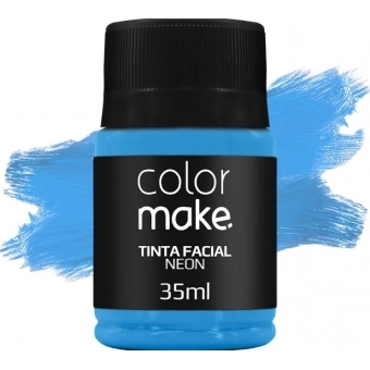 Tinta Facial Líquida 35ml Neon Azul Colormake