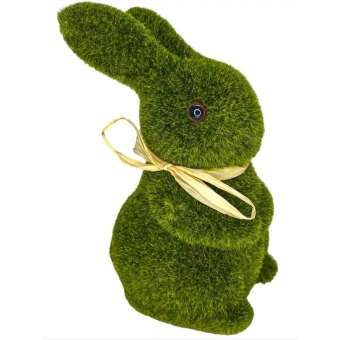 Decoração de Páscoa Coelho Verde Grande