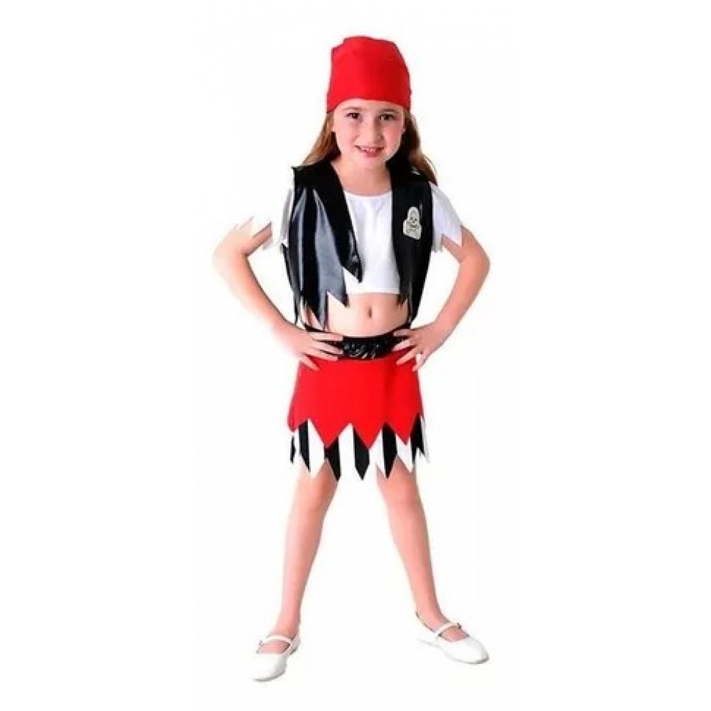Fantasia Piratinha Infantil Sulamericana - Fantasias Infantis