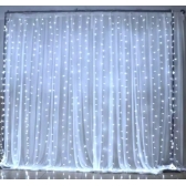 Pisca Cortina 500 Led 3x2,5 Metros Branco Frio 110V - Natal