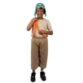 Fantasia Menino do Barril Chaves Infantil Florecida - Fantasias Infantis