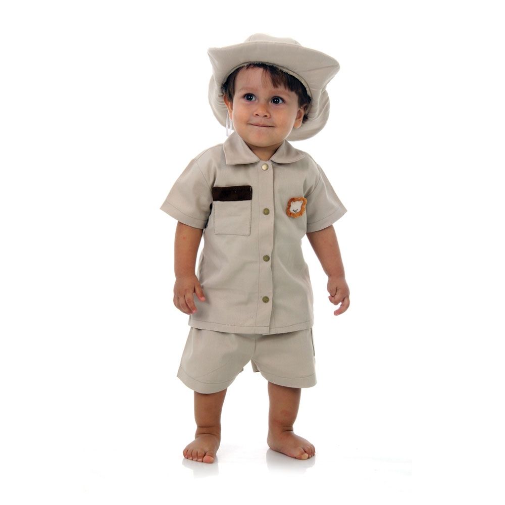 Fantasia Conjunto Safari Bebê Sulamericana - Infantis