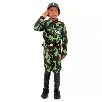 Fantasia Soldado Infantil Sulamericana