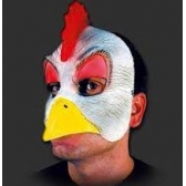 Máscara Látex Galo Metade Spook - Máscaras