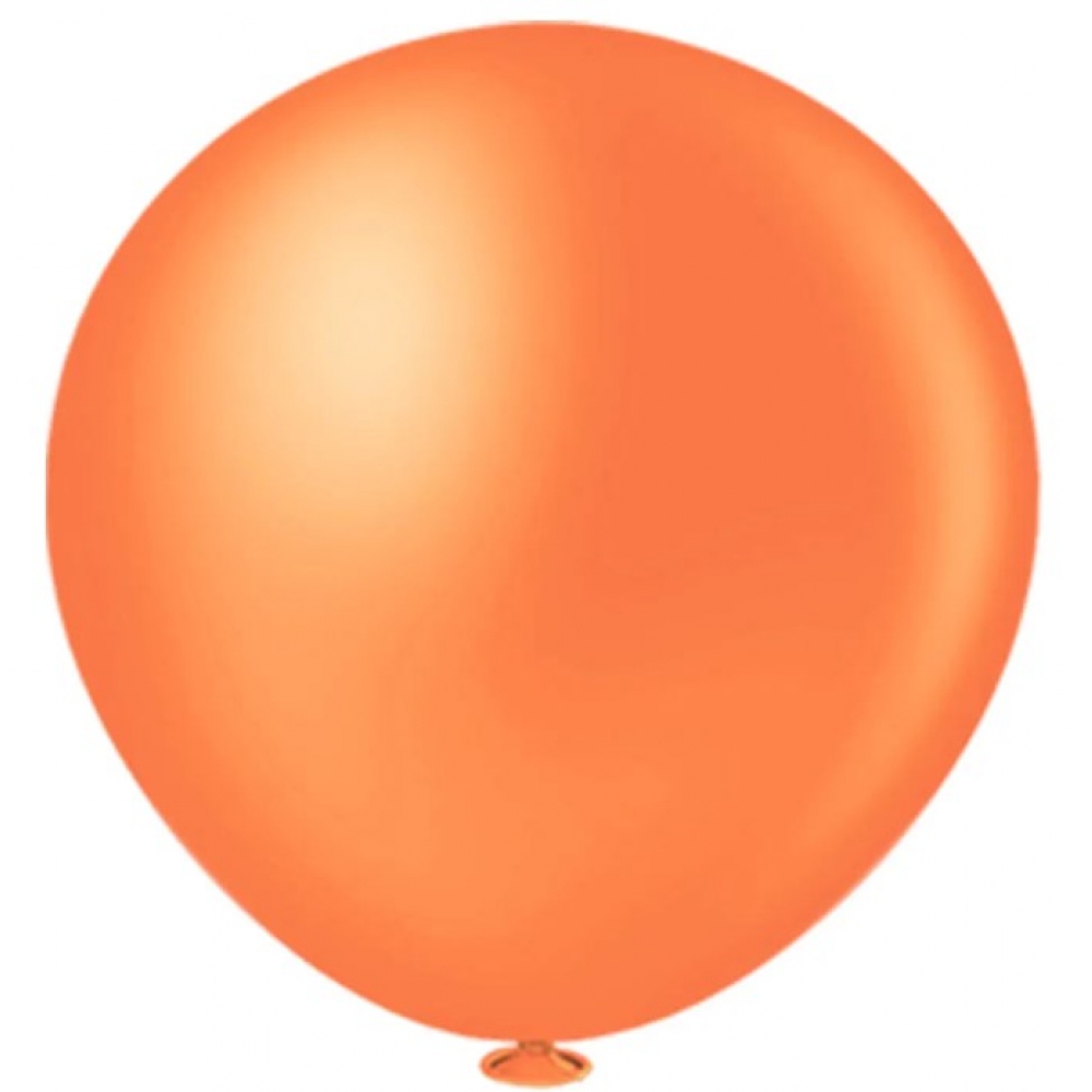 Balão Maxiball Liso Laranja Pic Pic - Balões